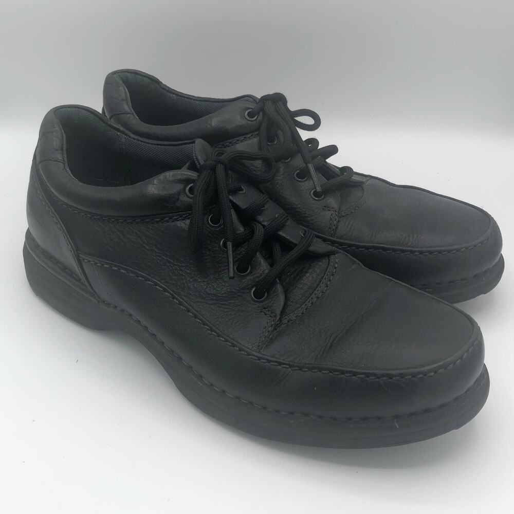 Rockport Encounter Black Leather APM21341 Walking Shoes | Men's Size 10